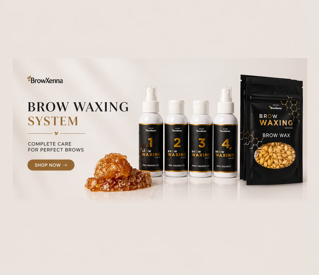 【新品未使用】BrowXenna BROW WAXING SYSTEM セット Brow Waxing System by BrowXenna® – Brow Henna UK