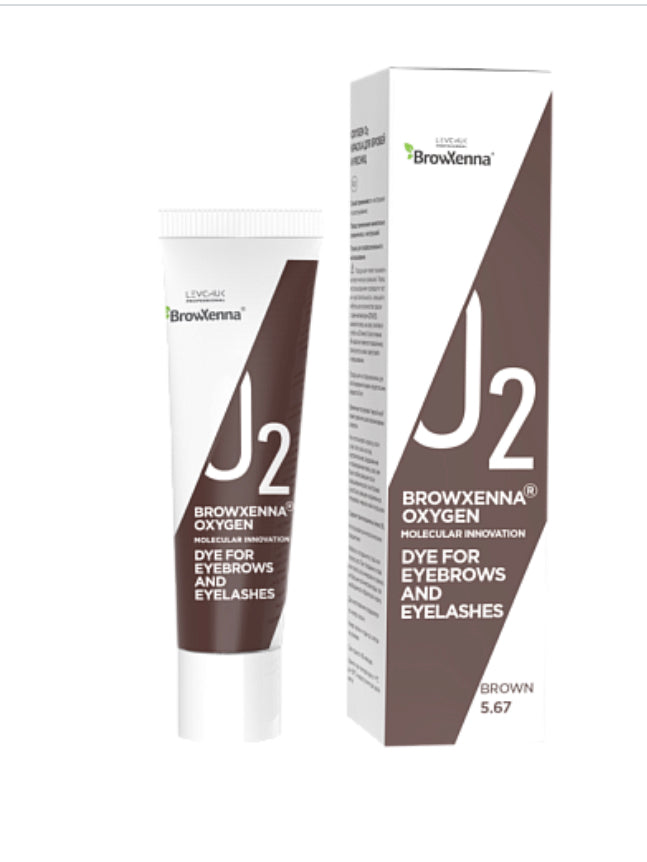 OXYGEN J2 DYE FOR EYEBROWS AND EYELASHES 15ml/5ml