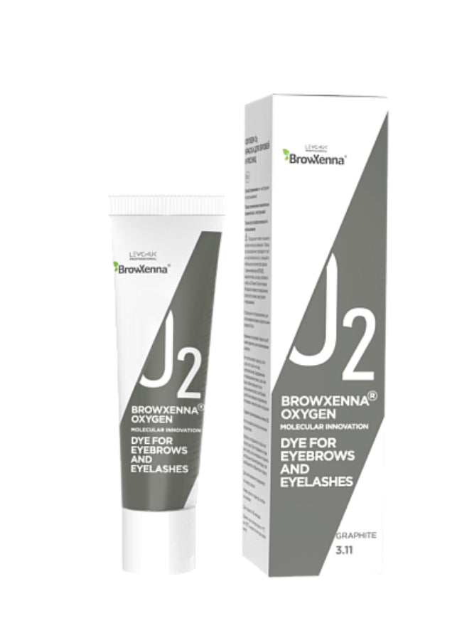 OXYGEN J2 DYE FOR EYEBROWS AND EYELASHES 15ml/5ml