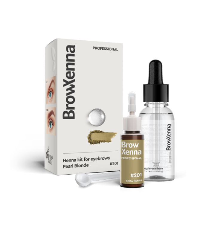 Brow Henna Kit with Hyaluronic Mixing Base Included