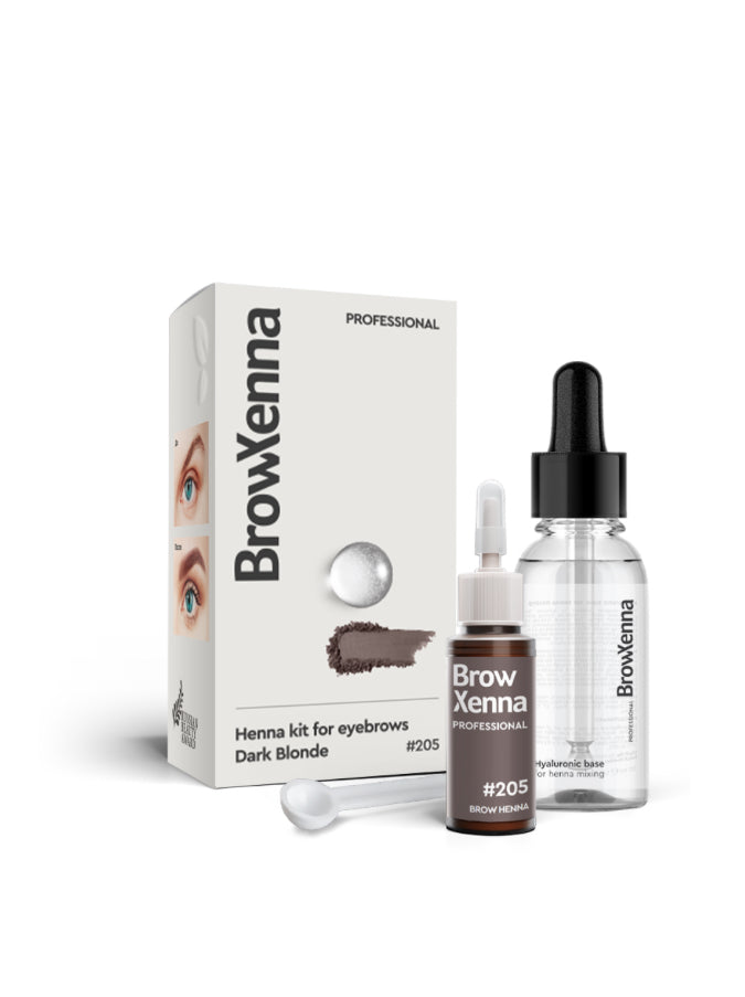 Brow Henna Kit with Hyaluronic Mixing Base Included