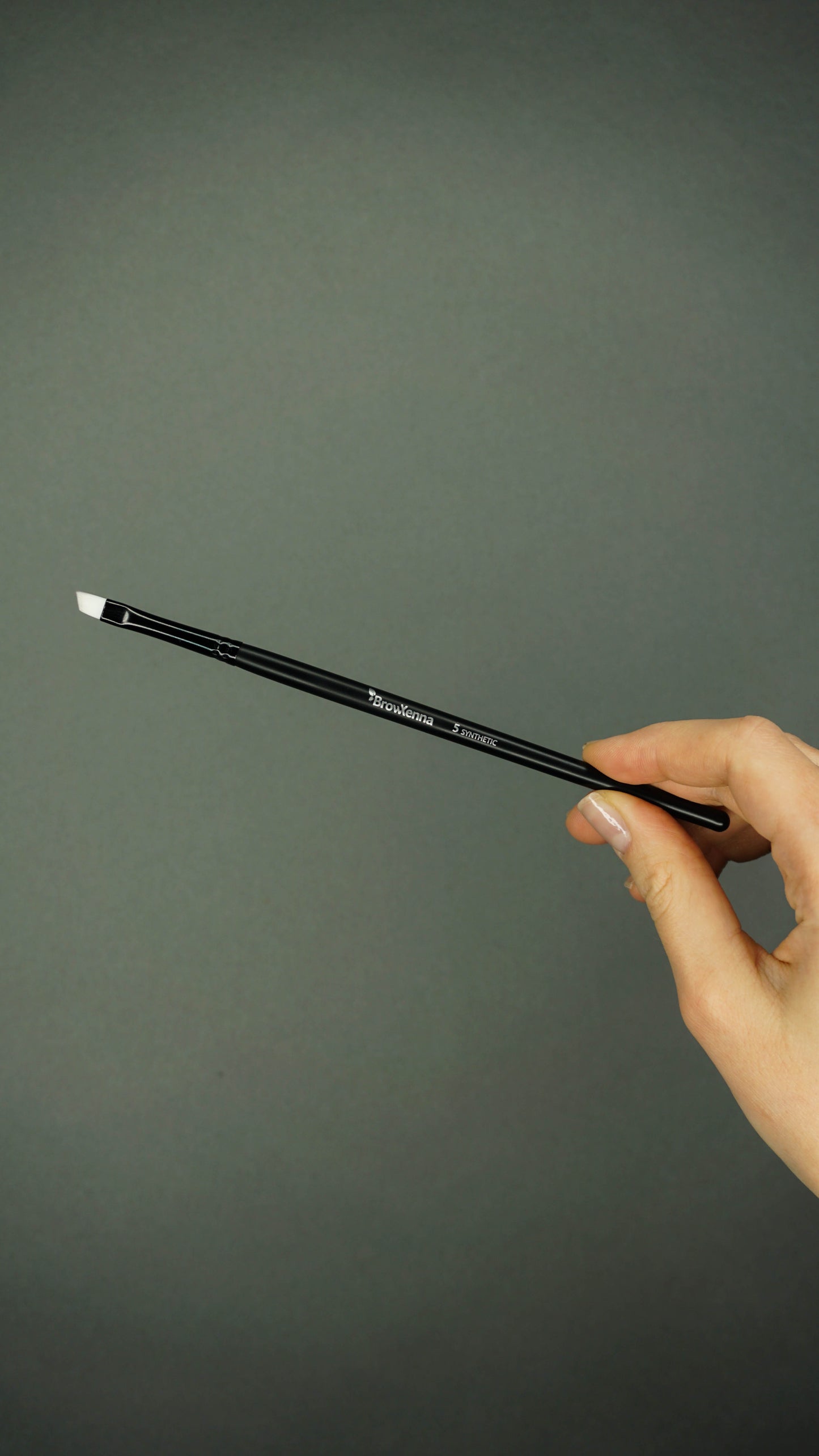 BrowXenna Brush No5 Synthetic Beveled Superfine