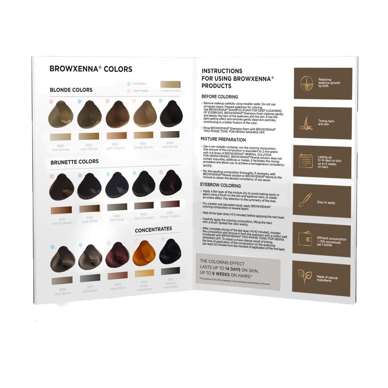 Produkty BX Brow Xenna Color Palette