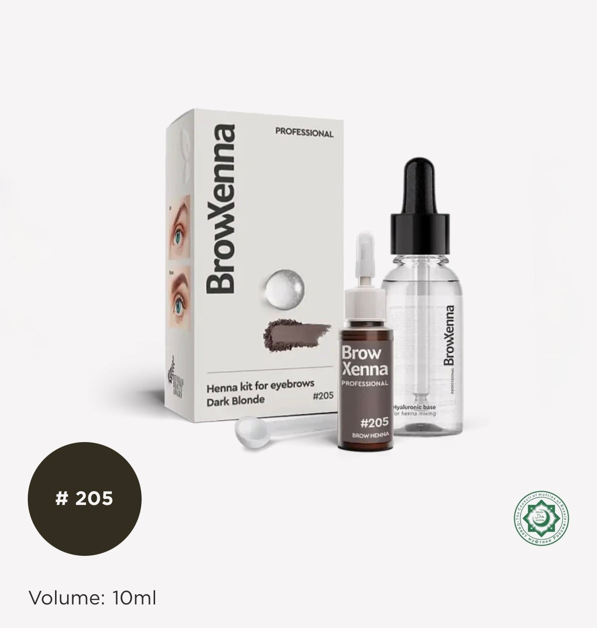 Brow Henna Kit with Hyaluronic Mixing Base Included