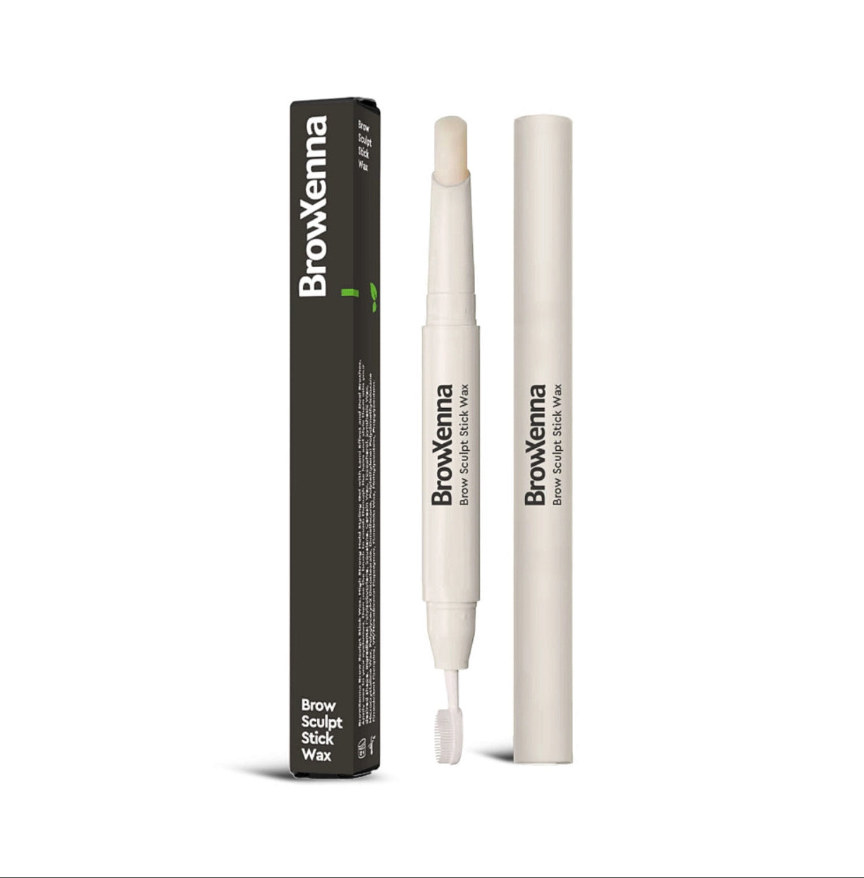 BrowXenna Brow Sculpt Stick Wax for brow Styling and Care with Brush